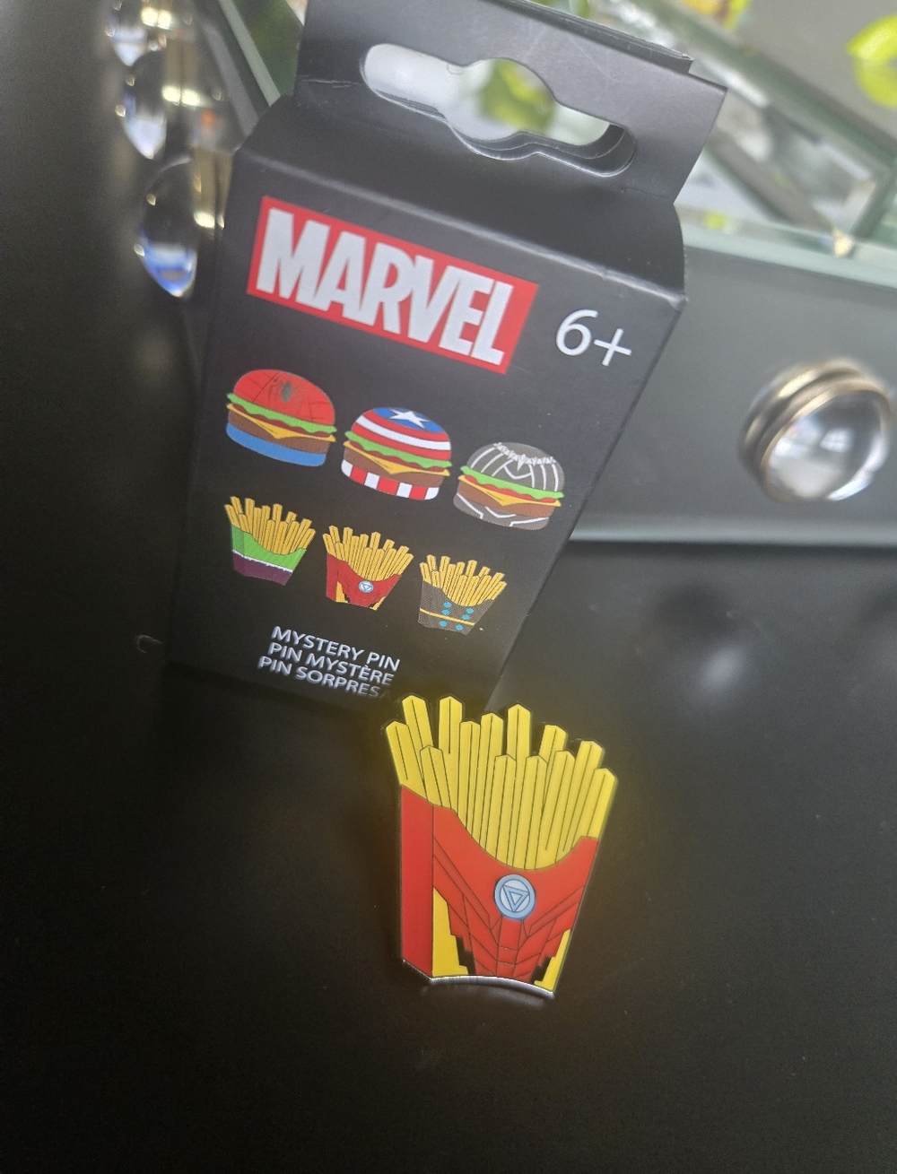 Marvel Iron Man Fries Enamel Blind Box Pin